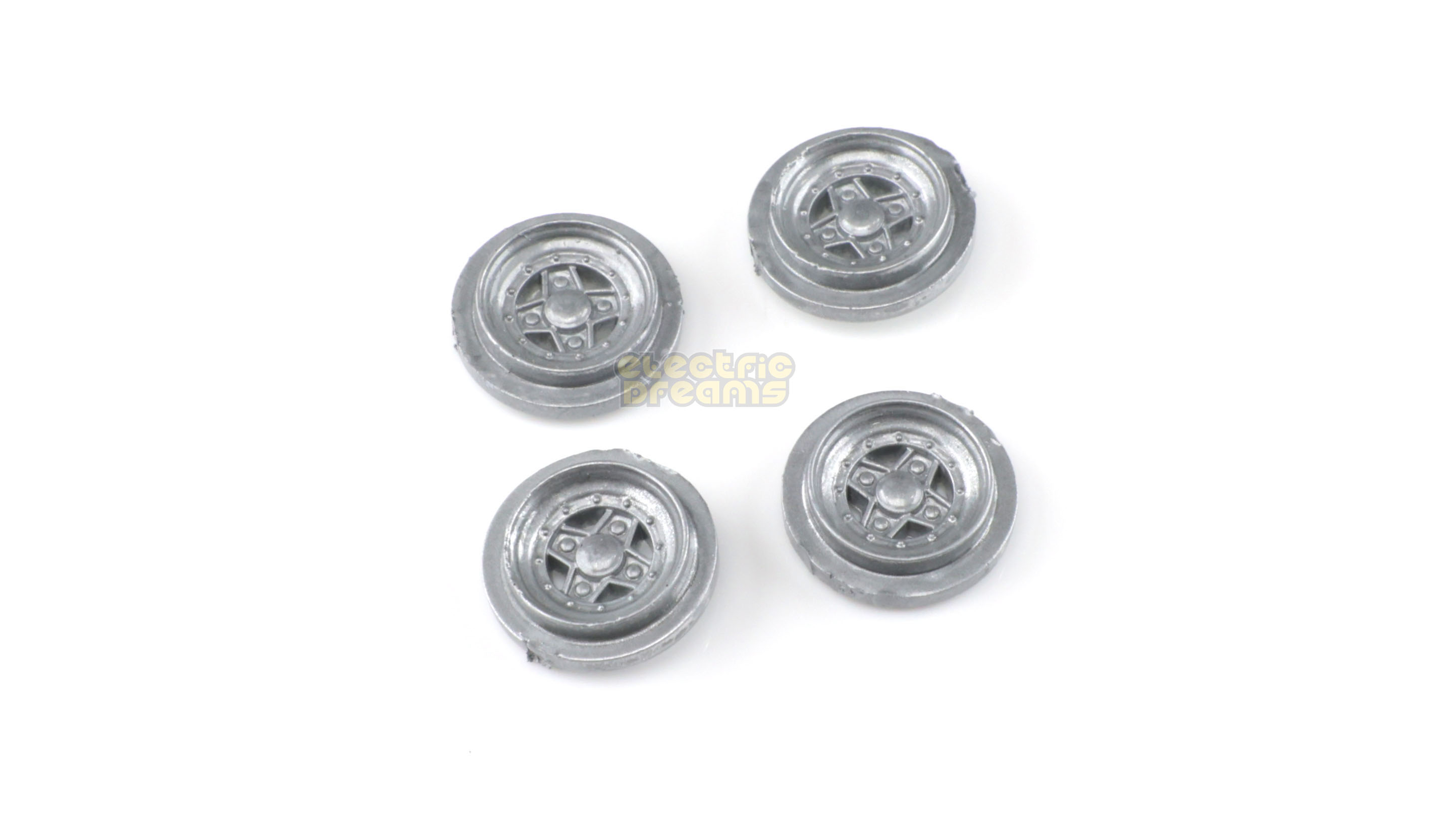 Team Slot T13008 - 13mm Pro Wheel Inserts - Gotti 73A - Silver - pack of 4